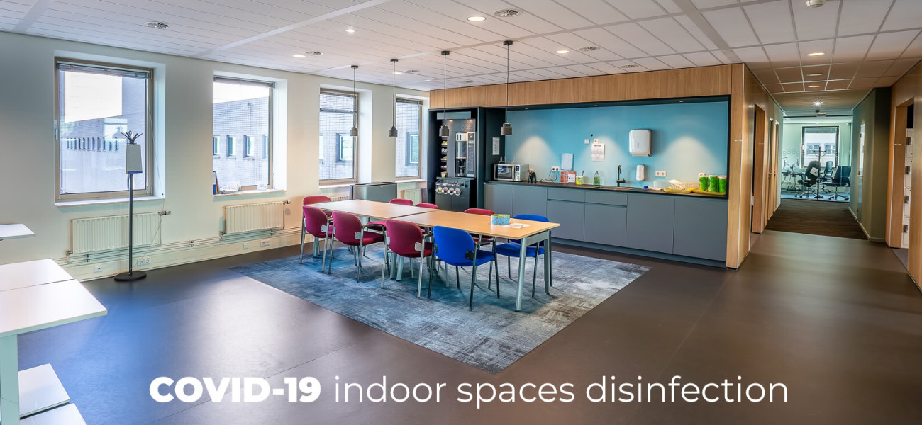 Covid 19 indoor spaces disinfection